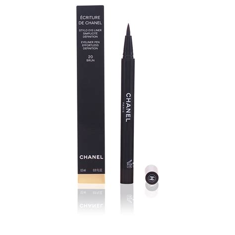 ecriture de chanel stylo eye liner|best eyeliner colors by chanel.